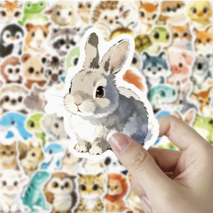 🐰 Cute Animal Sticker Pack